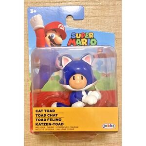 CAT‎ TOAD Super Mario Jakks Pacific 2.5" Figure